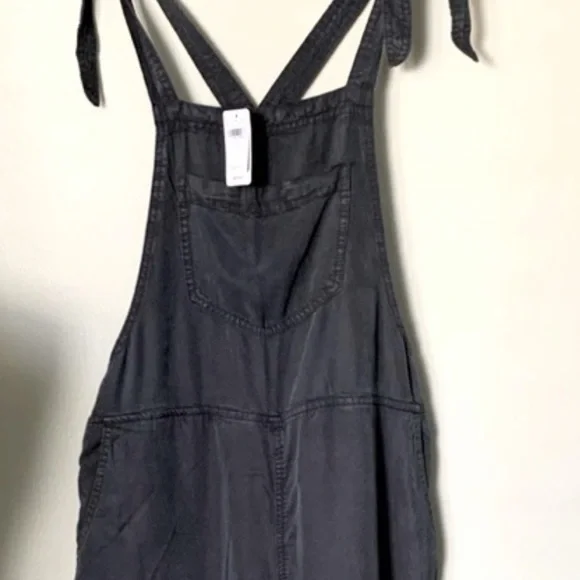 Aerie Knot Overalls Grey Blue - Picture 5 of 6